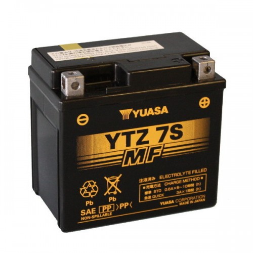 BATTERIA YUASA YTZ7S (SIGILLATA ATTIVATA)