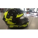 CASCO MDS FIGHTER NERO GIALLO NERO TG.M